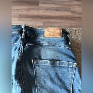 Zara blue jeans ripped